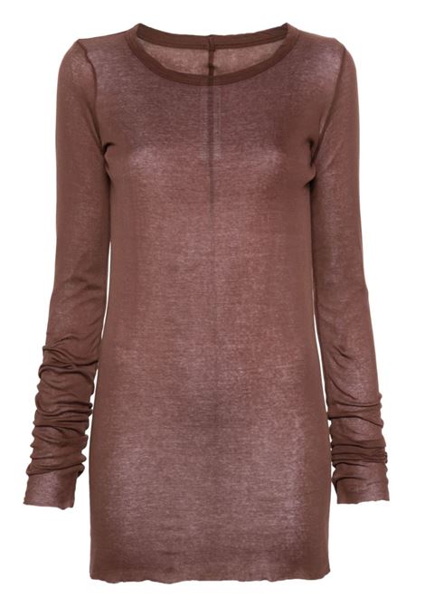 Brown porterville long-sleeved top Rick Owens - women